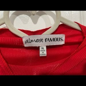 Red dress from rainbow